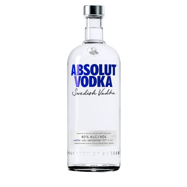 Absolut Vodka Blue 1L - Premium Vodka Bottle