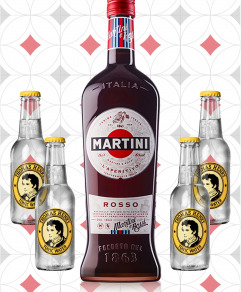 Martini Rosso &amp; Thomas Henry Tonic Pack 