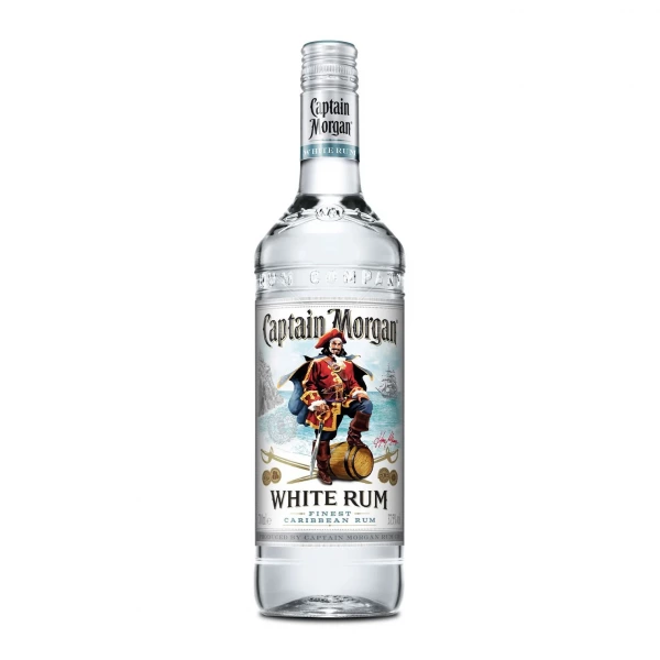 Captain Morgan White 1L - Premium Rum Bottle