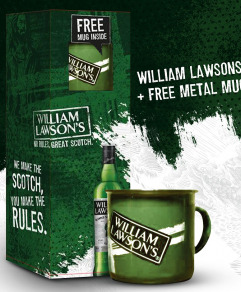 William Lawson&#039;s Metal Mug Package