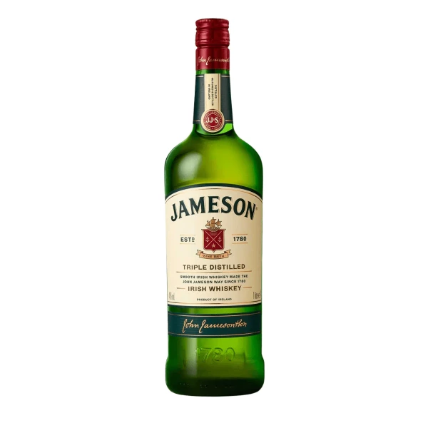Jameson Irish Whiskey 1L - Blended Malt Whiskey Bottle