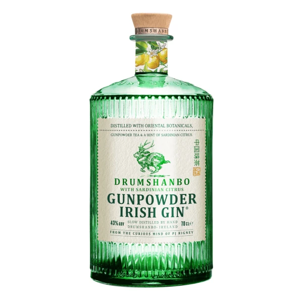 Gunpowder Irish Gin - Sardinian Citrus 70 cl - Premium Gin Bottle