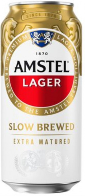 Amstel Small Can 33 cl - Premium Beer Bottle/Can