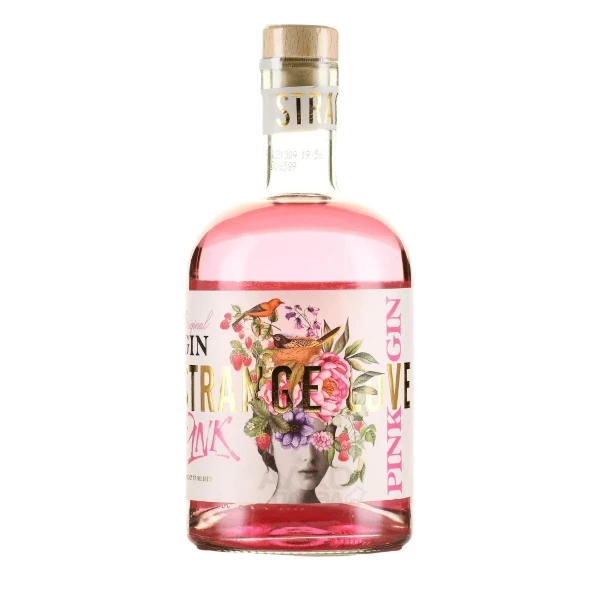 Gin strange Luve Pink 750ml - Premium Gin Bottle