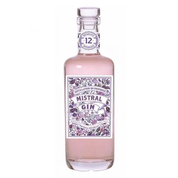 Mistral Pink Gin 70cl - Premium Gin Bottle